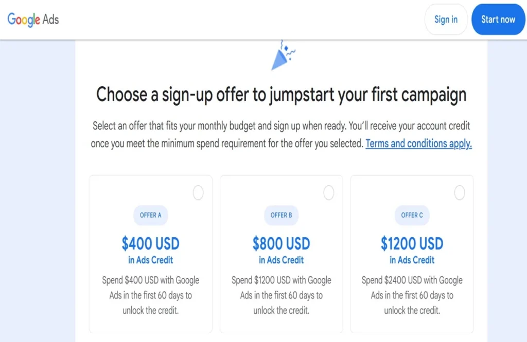 Take advantage of sign-up offers and start your Google Ads campaign in Dubai with extra credit to reach more customers faster.