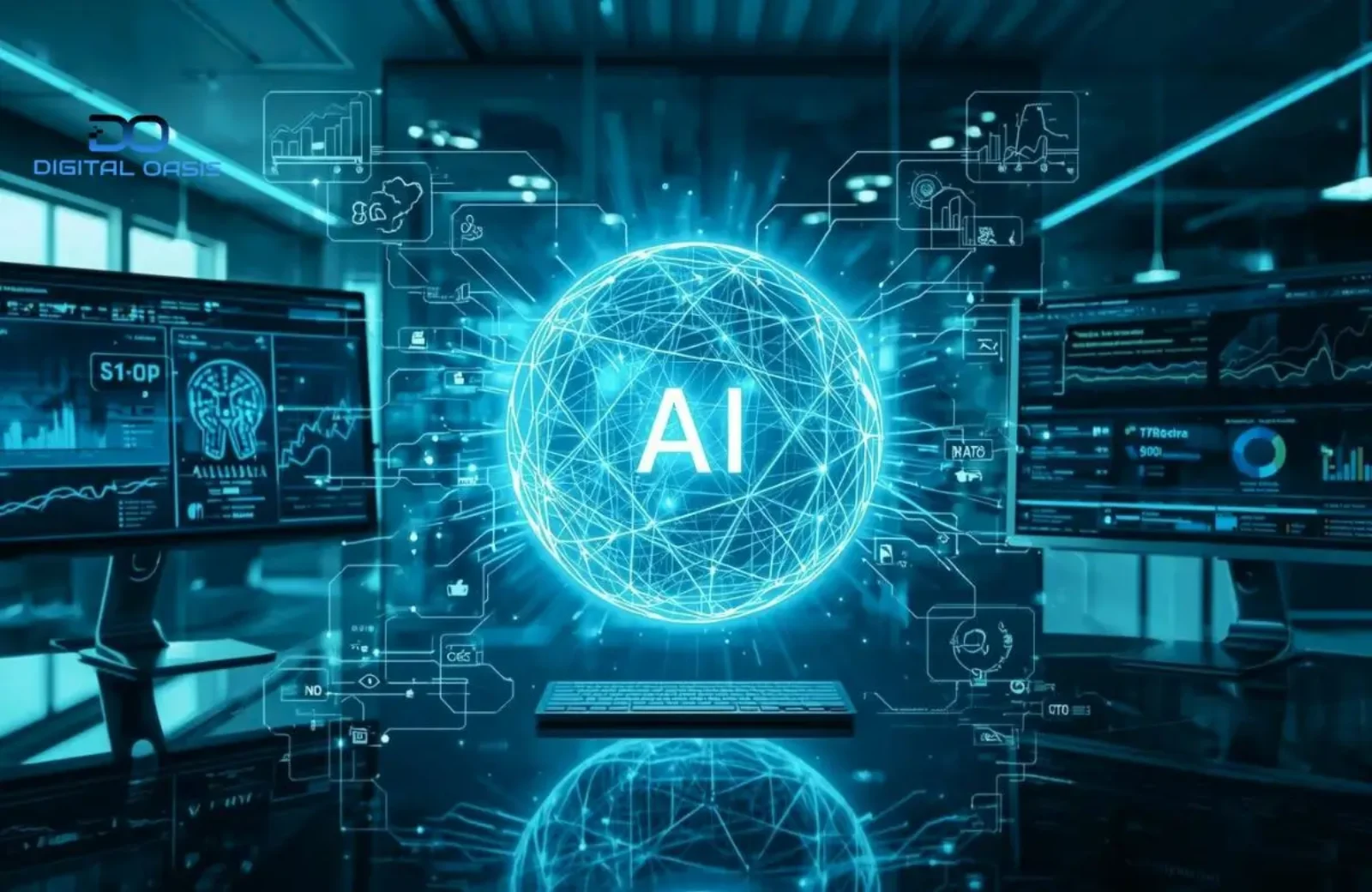 Image represent the future of ai with the gpt.5.2 model