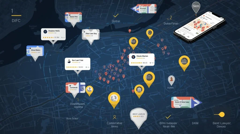 Local SEO for Law Firms Dubai Map Strategy
