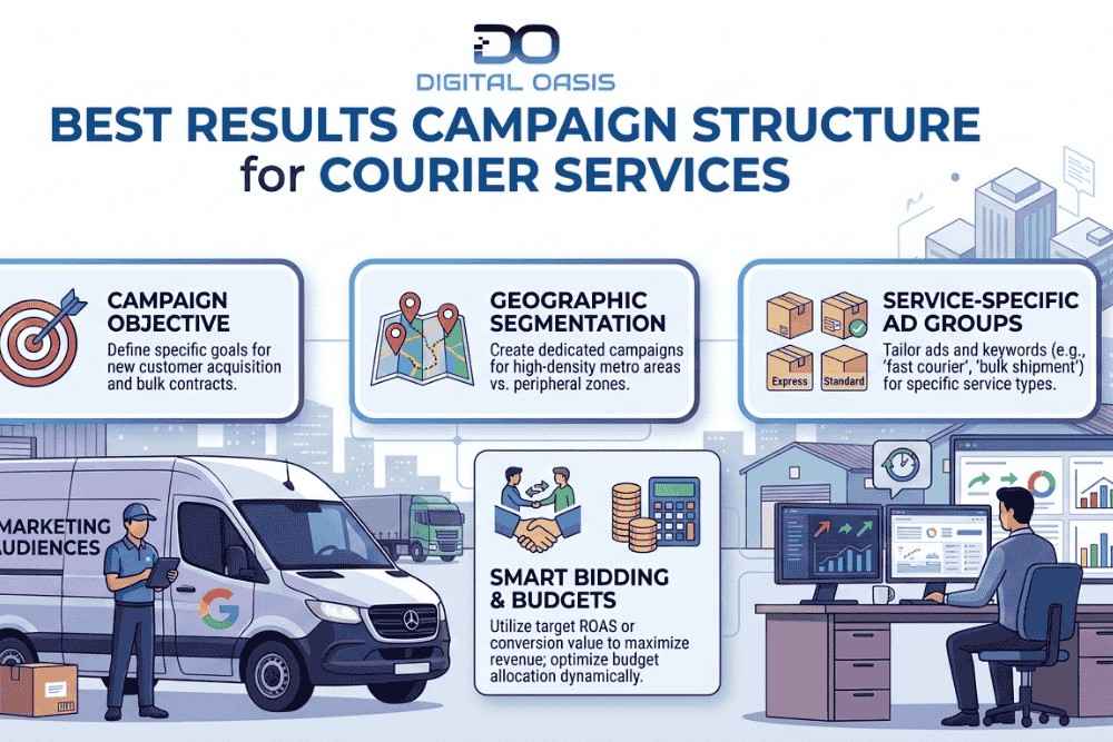 google ads campaign for courier delivery services in dubai